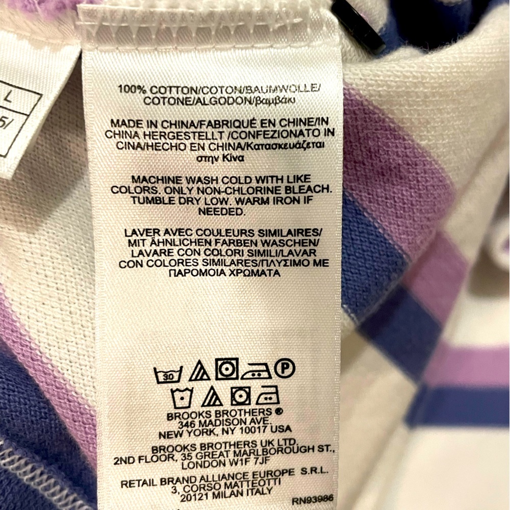 346 Brooks Brothers Long Sleeve Top - Picture 6 of 10